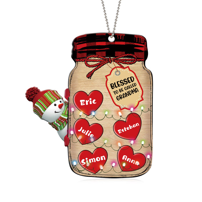 Personalised Christmas Name Ornament - handmade