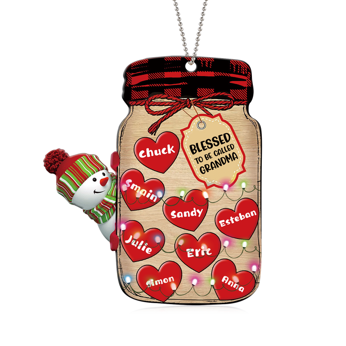 Personalised Christmas Name Ornament - handmade