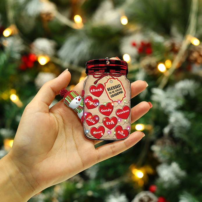 Personalised Christmas Name Ornament - handmade