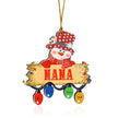 Personalised Snowman Christmas Ornament - handmade