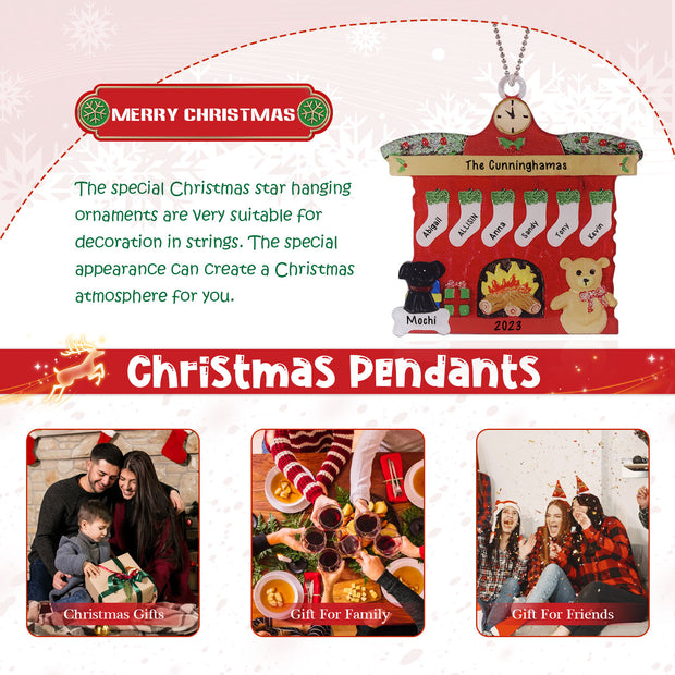 Personalised Christmas Name Ornament - handmade