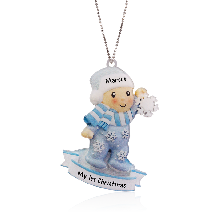 Personalised Christmas Name Ornament - handmade