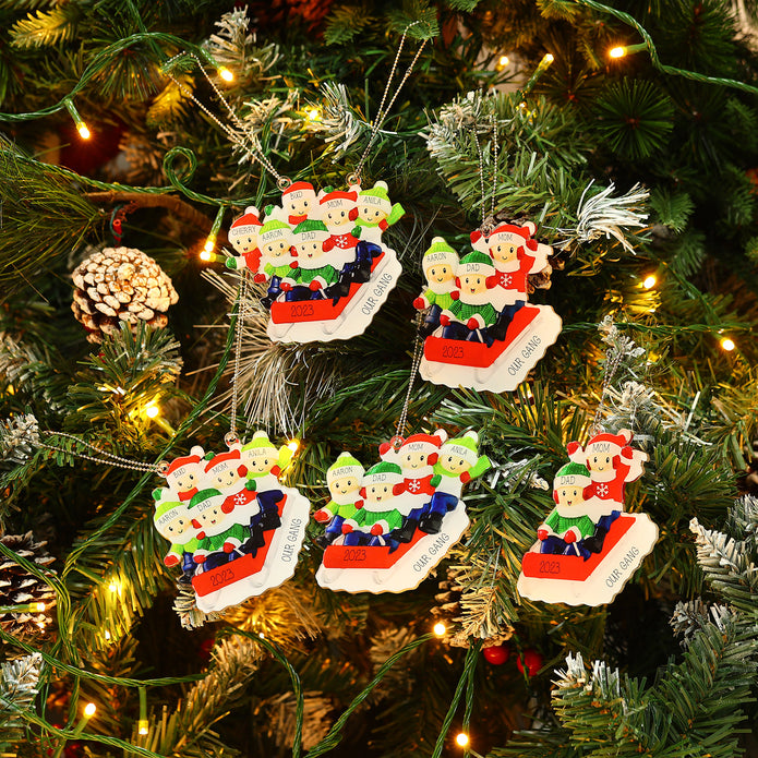 Personalised Christmas Name Ornament - handmade