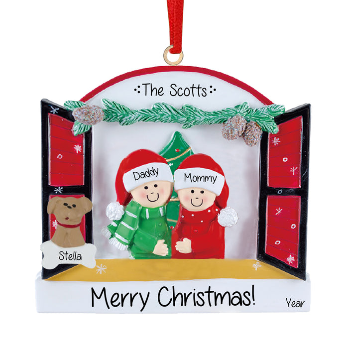 Personalised Christmas Name Ornament - handmade