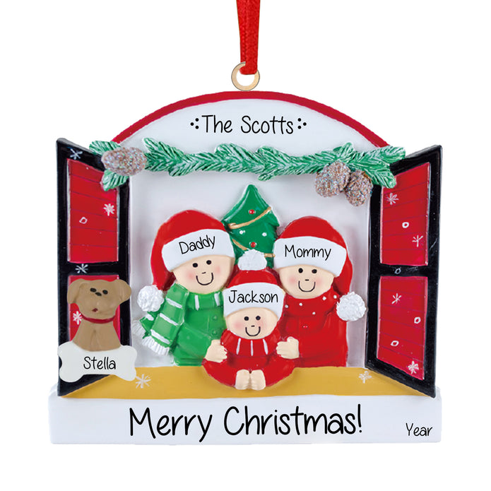 Personalised Christmas Name Ornament - handmade