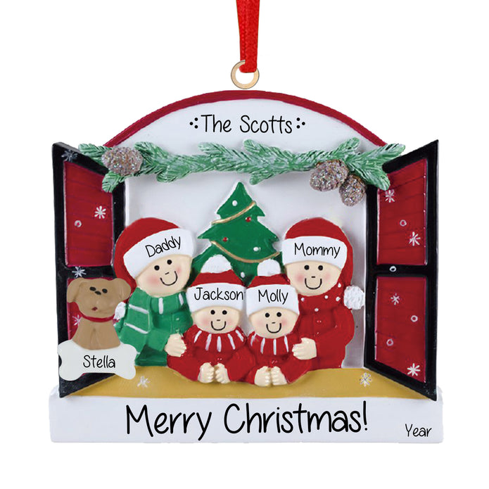 Personalised Christmas Name Ornament - handmade