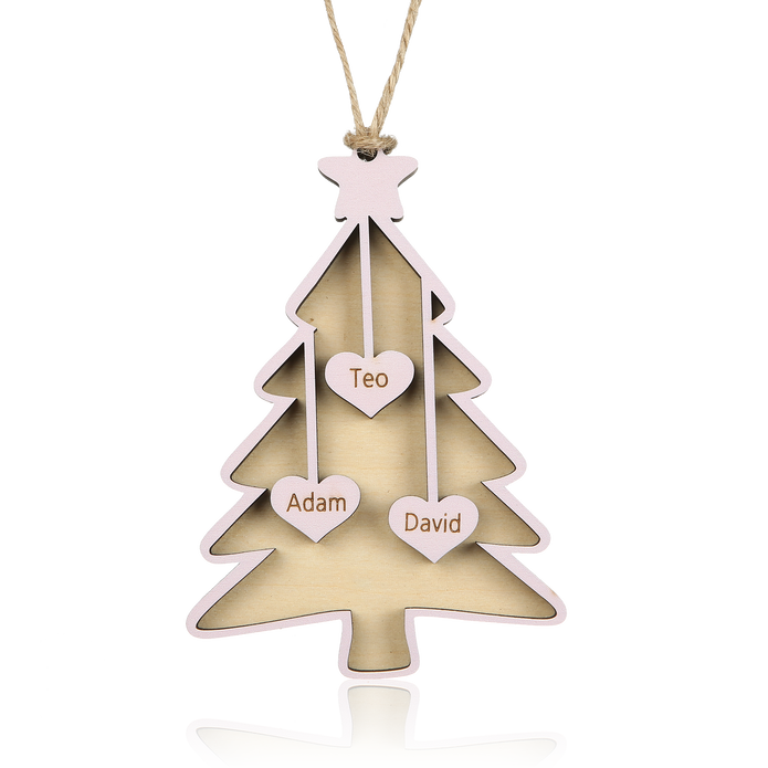 Personalised Christmas Name Ornament - handmade