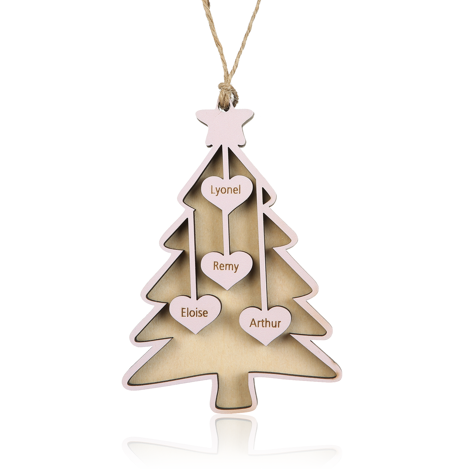 Personalised Christmas Name Ornament - handmade