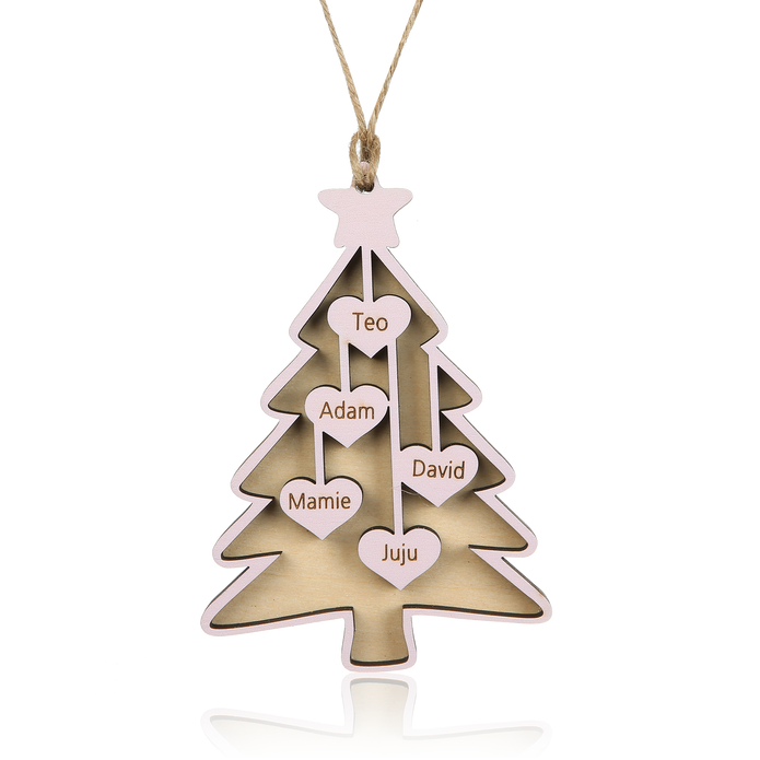 Personalised Christmas Name Ornament - handmade