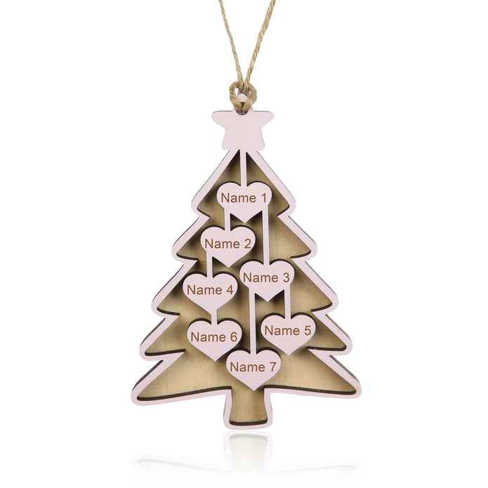 Personalised Christmas Name Ornament - handmade