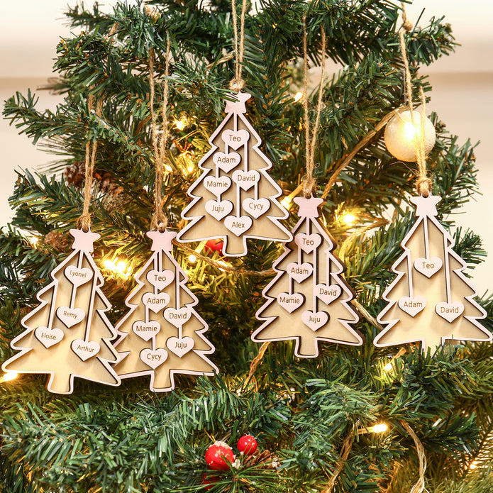 Personalised Christmas Name Ornament - handmade