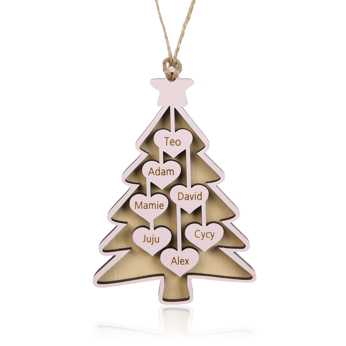 Personalised Christmas Name Ornament - handmade