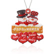 Personalised Christmas Name Ornament - handmade