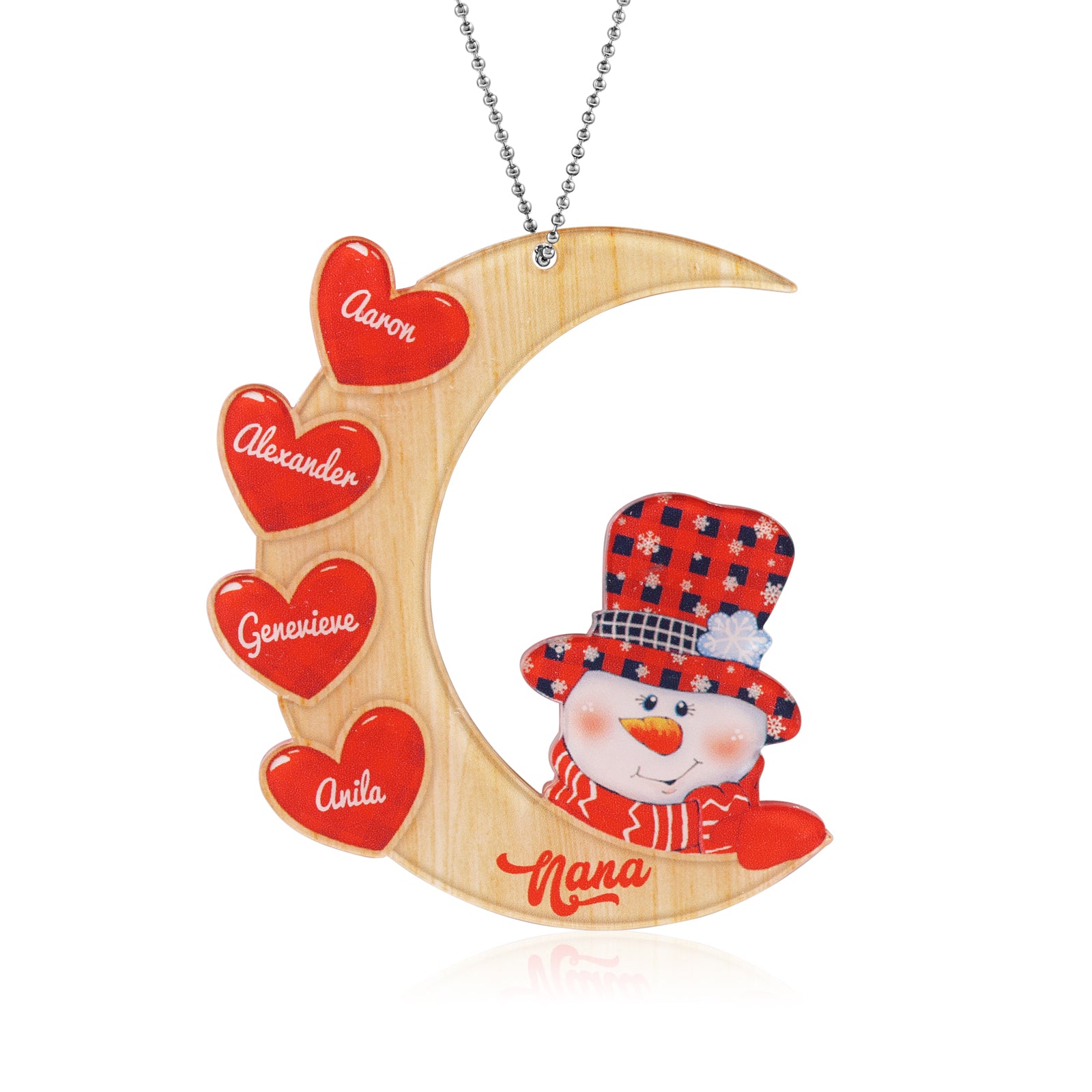 Personalised Christmas Name Ornament - handmade