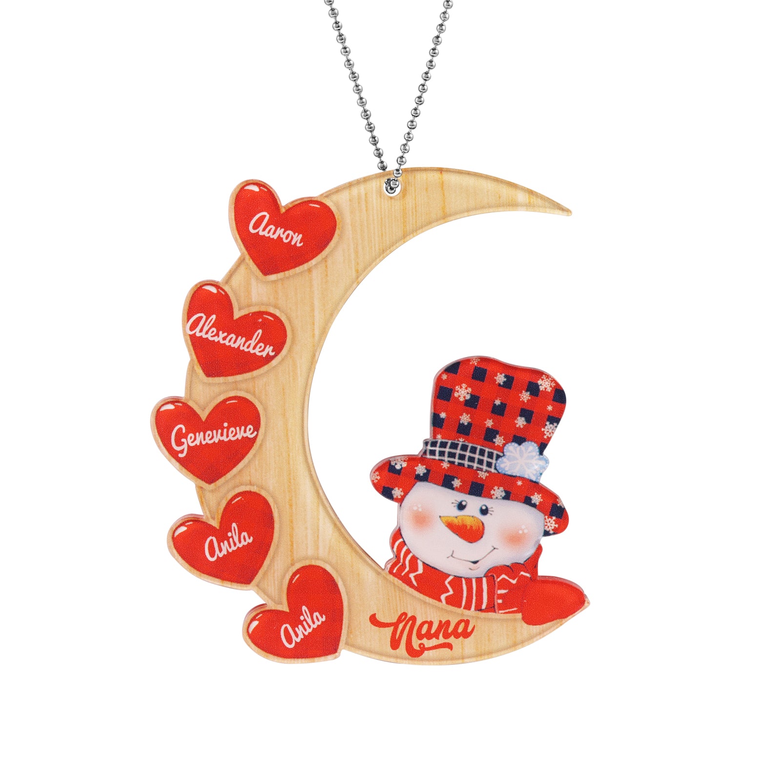 Personalised Christmas Name Ornament - handmade