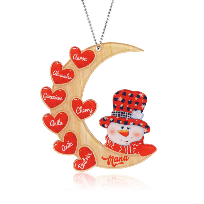 Personalised Christmas Name Ornament - handmade