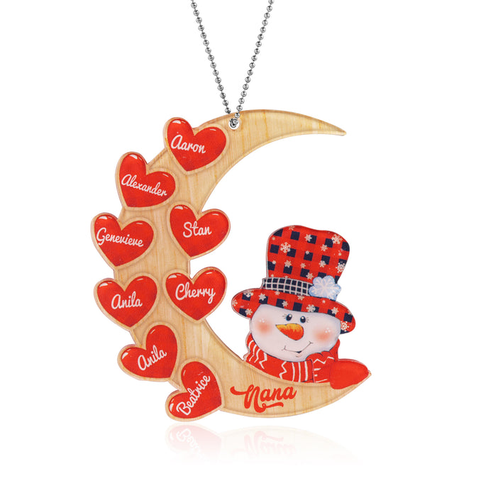 Personalised Christmas Name Ornament - handmade