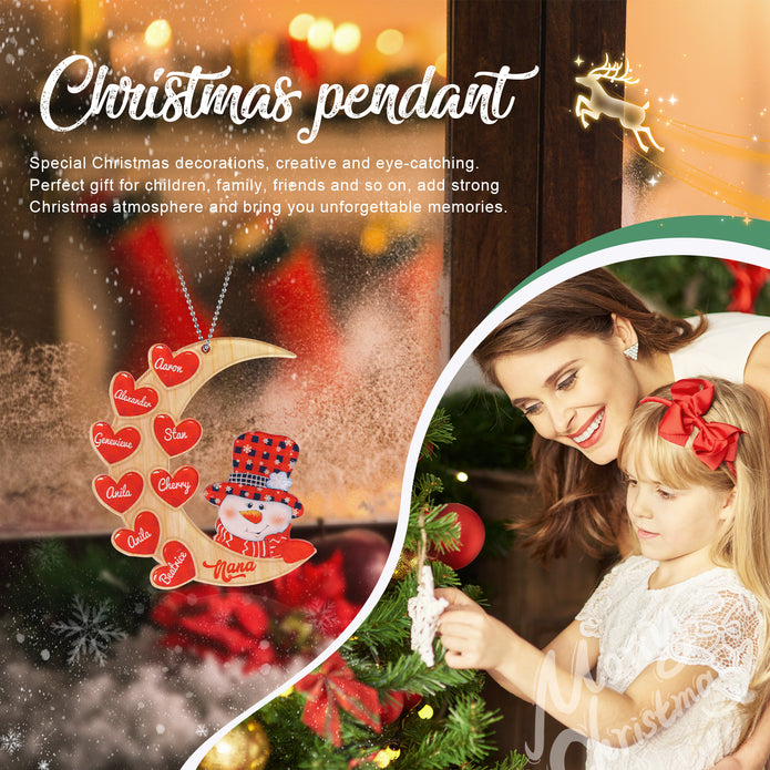 Personalised Christmas Name Ornament - handmade