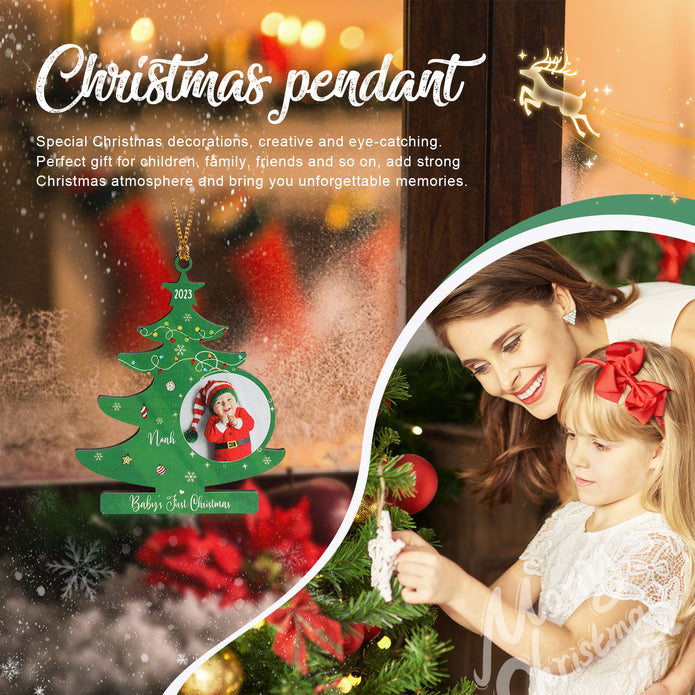 Personalised Christmas Name Ornament - handmade