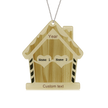 Personalised Home Christmas Ornament - handmade