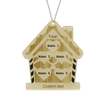 Personalised Home Christmas Ornament - handmade