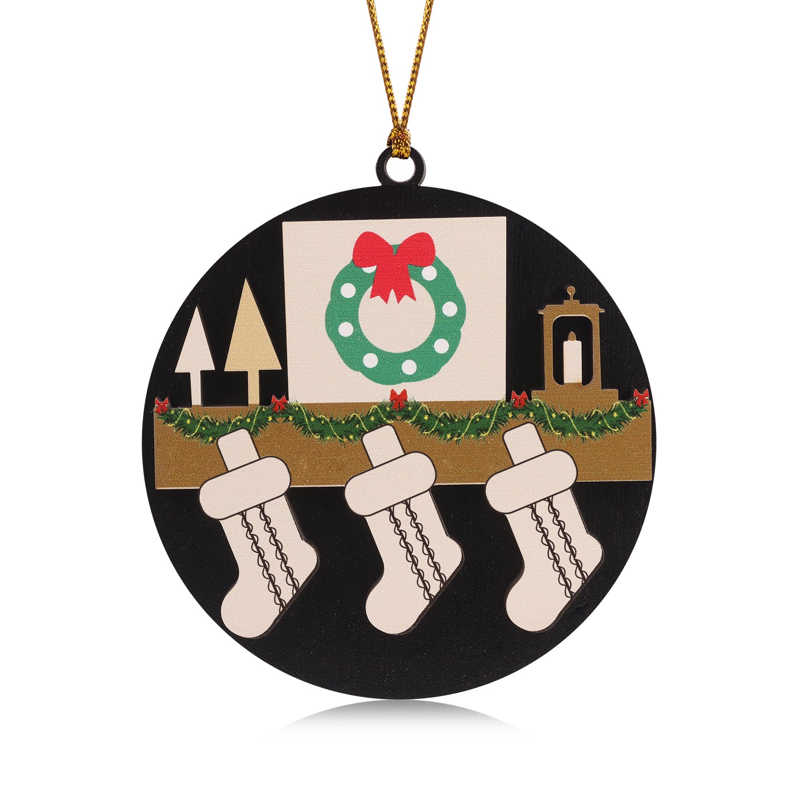 Personalised Christmas Name Ornament - handmade