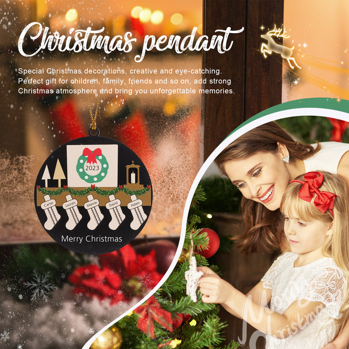 Personalised Christmas Name Ornament - handmade