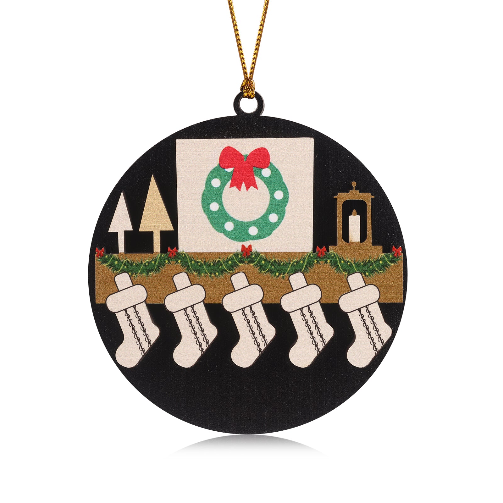 Personalised Christmas Name Ornament - handmade