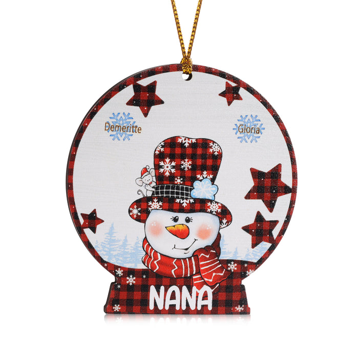 Personalised Christmas Name Ornament - handmade