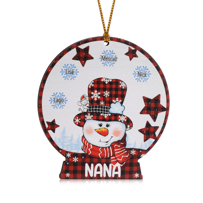 Personalised Christmas Name Ornament - handmade