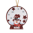 Personalised Christmas Name Ornament - handmade