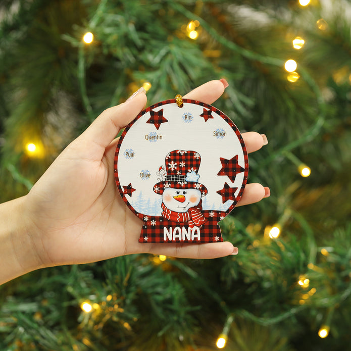 Personalised Christmas Name Ornament - handmade