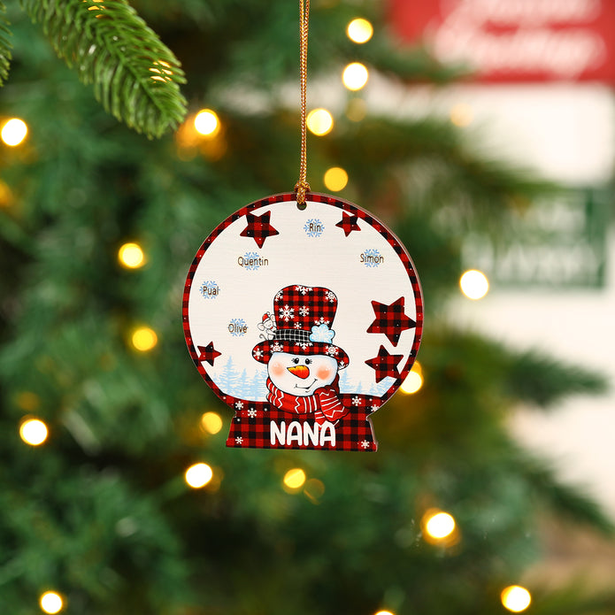 Personalised Christmas Name Ornament - handmade