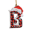 Personalised Alphabet Christmas Ornament - handmade