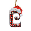 Personalised Alphabet Christmas Ornament - handmade