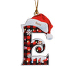 Personalised Alphabet Christmas Ornament - handmade