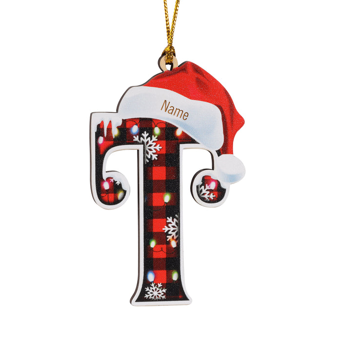 Personalised Alphabet Christmas Ornament - handmade