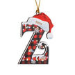 Personalised Alphabet Christmas Ornament - handmade