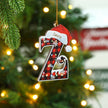 Personalised Alphabet Christmas Ornament - handmade