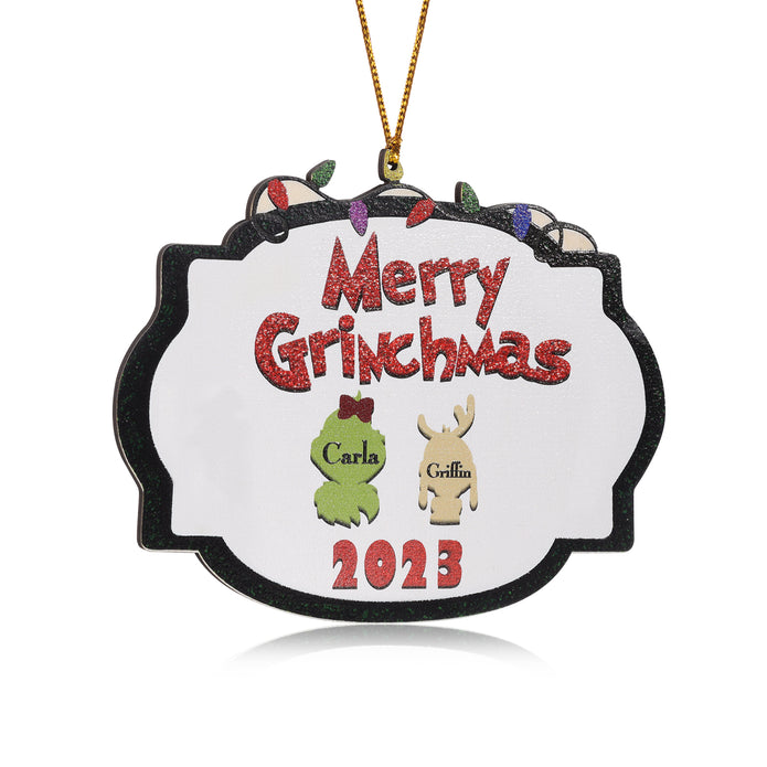 Personalised Christmas Name Ornament - handmade