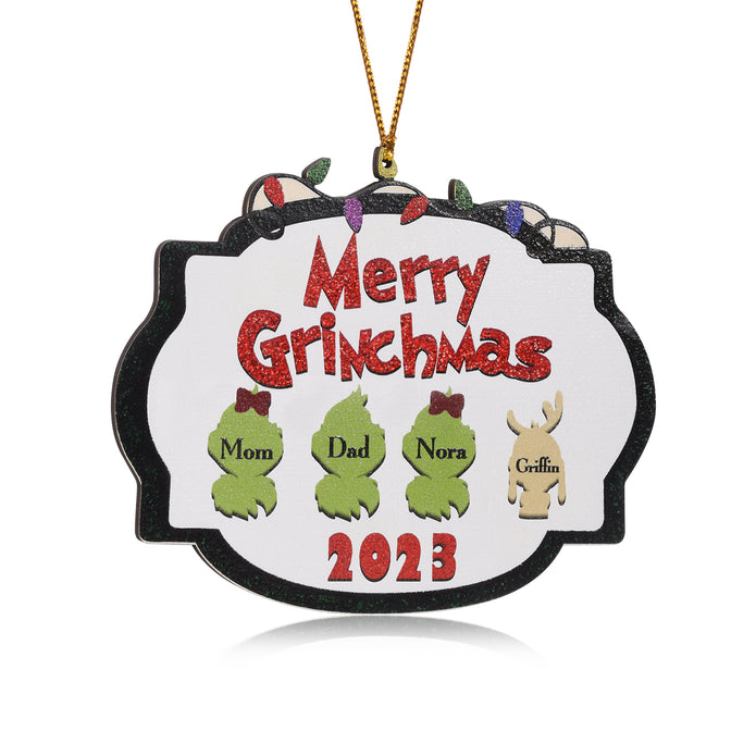 Personalised Christmas Name Ornament - handmade