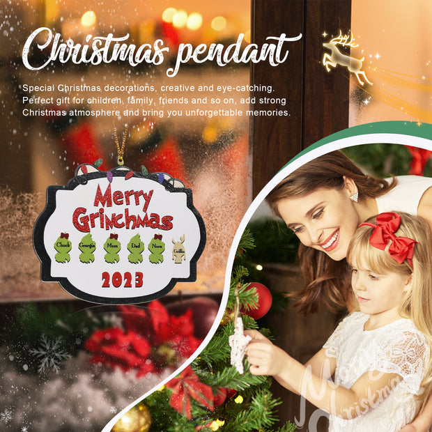 Personalised Christmas Name Ornament - handmade