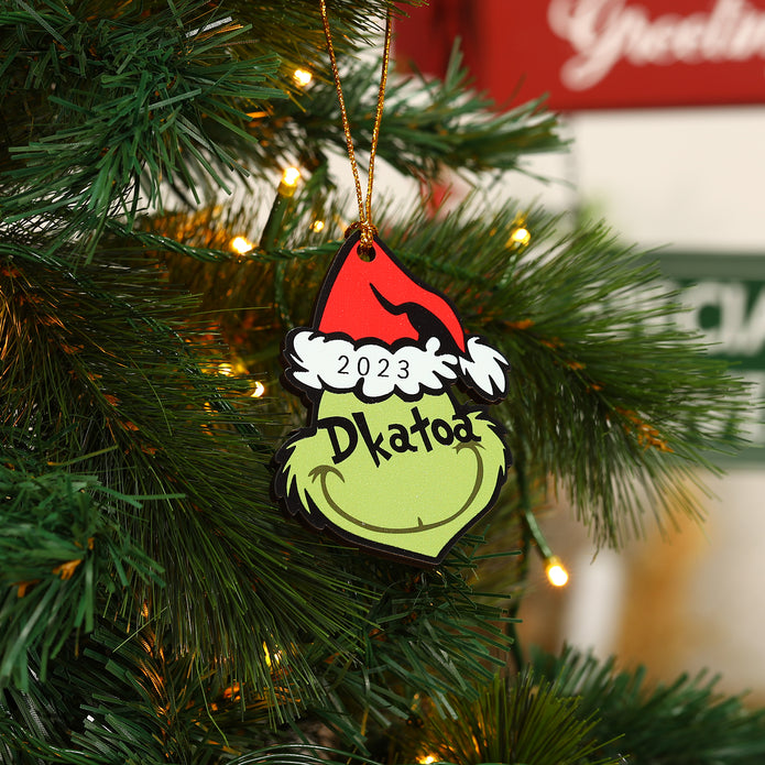 Personalised Christmas Name Ornament - handmade