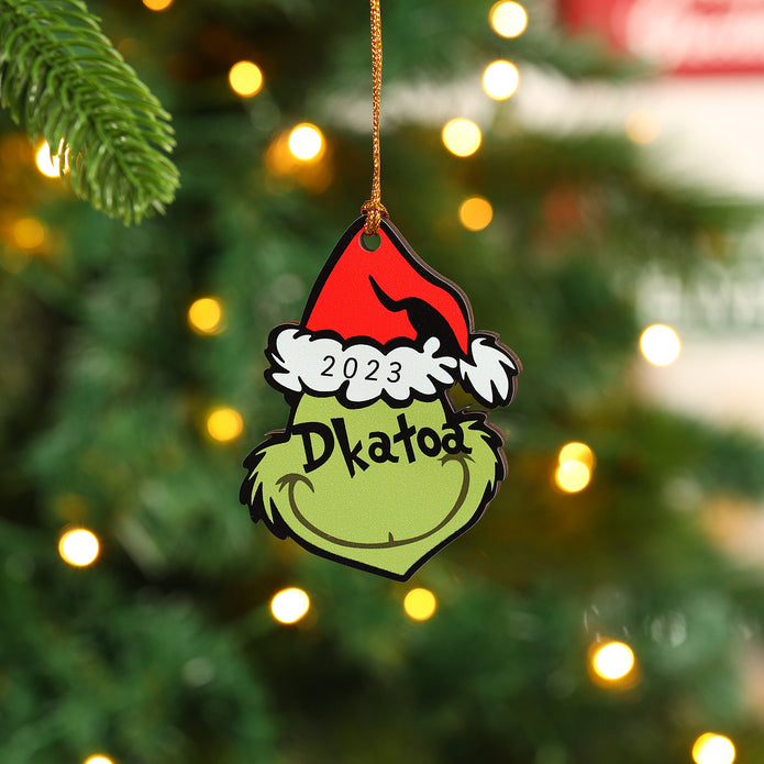 Personalised Christmas Name Ornament - handmade