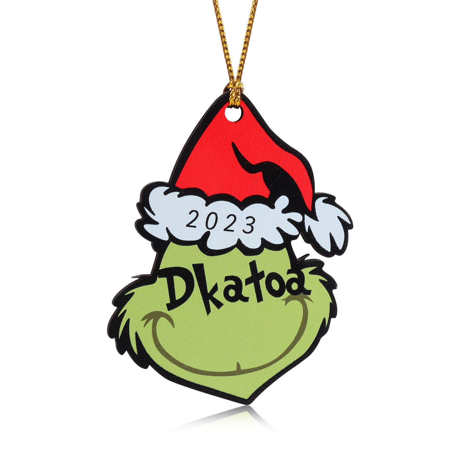 Personalised Christmas Name Ornament - handmade