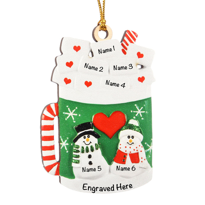 Personalised Christmas Name Ornament - handmade