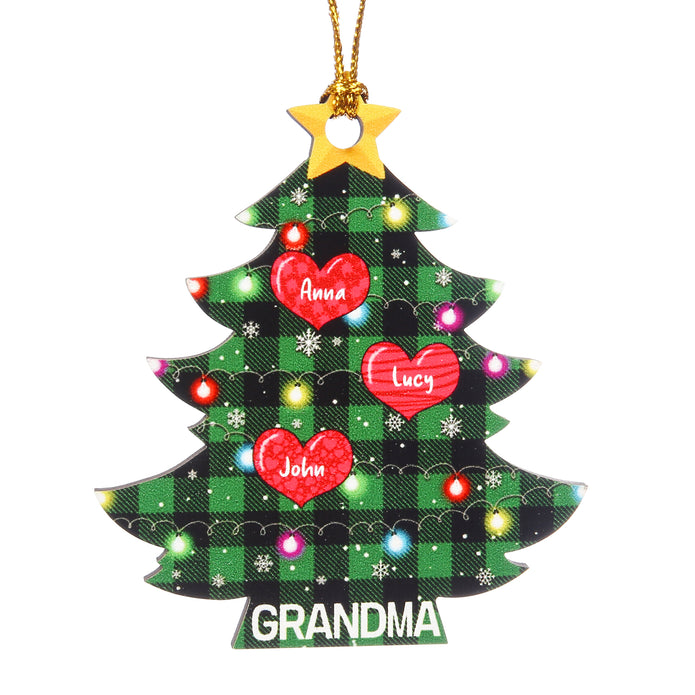 Personalised Christmas Tree Ornament - handmade