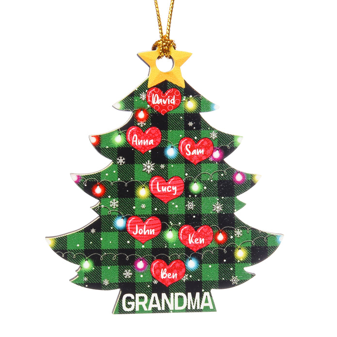 Personalised Christmas Tree Ornament - handmade