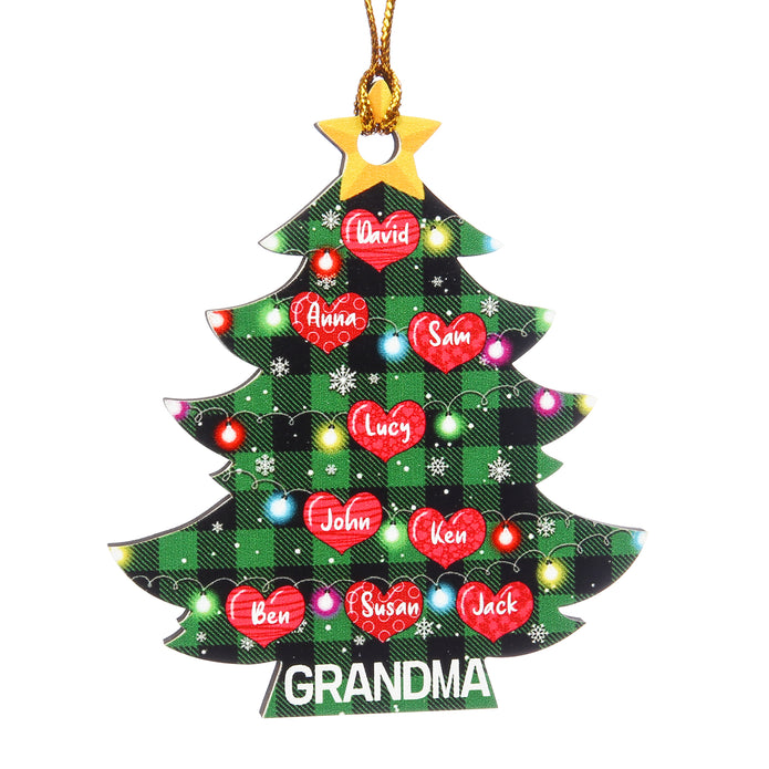 Personalised Christmas Tree Ornament - handmade