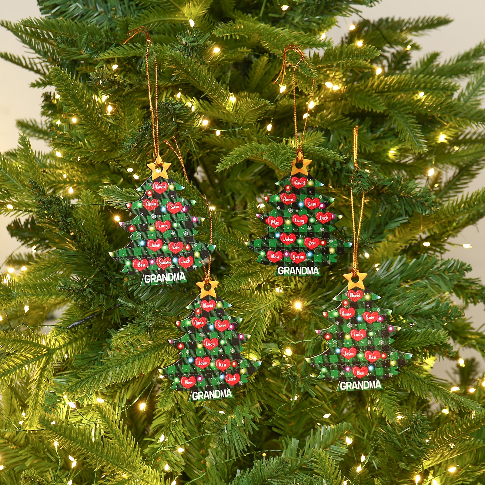 Personalised Christmas Tree Ornament - handmade